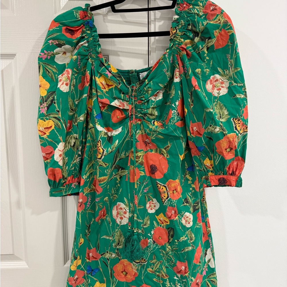 Cara Cara Vibrant Floral Long Sleeve Dress